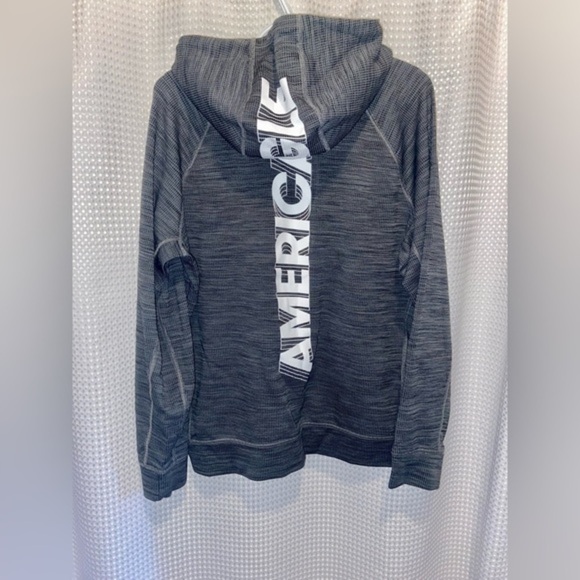 2/40$ Men’s American Eagle outfitters Dark gray‎ Hoodie AE active flex Sz large - Picture 10 of 12